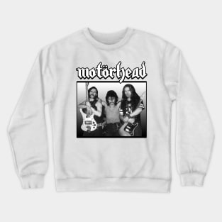 Motorhead White Black Crewneck Sweatshirt